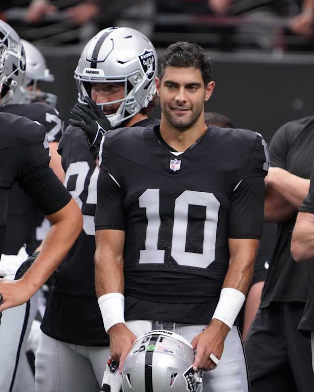 Aidan O'Connell Jimmy Garoppolo